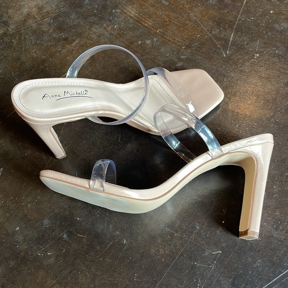 Nude Sandal Heels - Picture 2 of 4